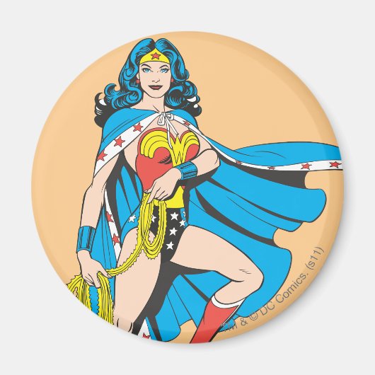 Wonder Woman Cape Magneet (Voorkant)