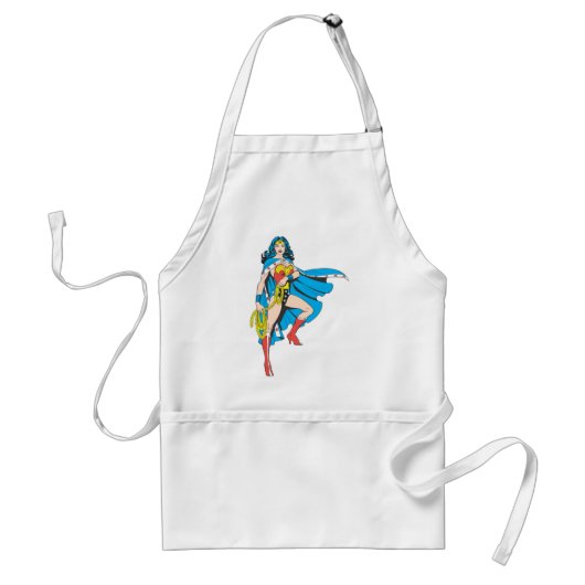 Wonder Woman Cape Standaard Schort (Voorkant)