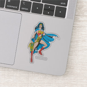 Wonder Woman Cape Sticker