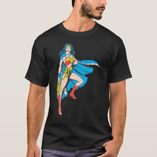 Wonder Woman Cape T-shirt (Voorkant)