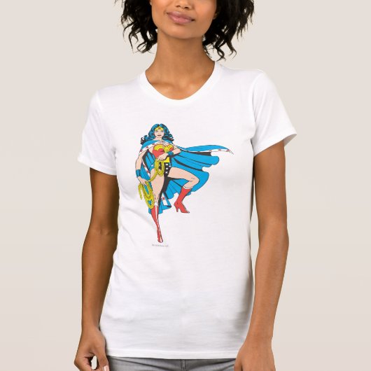 Wonder Woman Cape T-shirt (Voorkant)