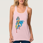 Wonder Woman Cape Tanktop (Voorkant)