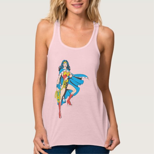 Wonder Woman Cape Tanktop (Voorkant)