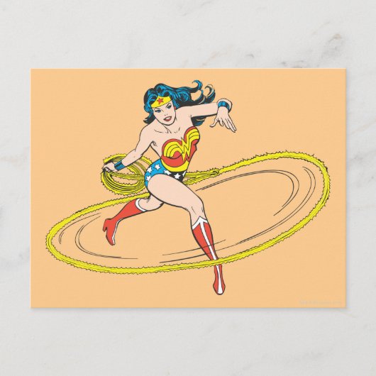 Wonder Woman circuleerde met Lasso Briefkaart (Voorkant)