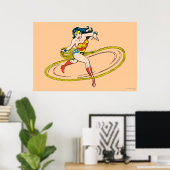 Wonder Woman circuleerde met Lasso Poster (Thuiskantoor)