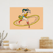 Wonder Woman circuleerde met Lasso Poster (Keuken)