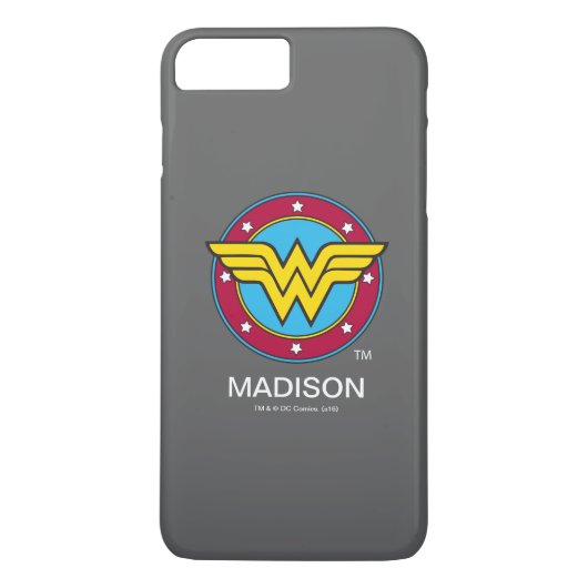 Wonder Woman | Cirkel en sterren Logo Case-Mate iPhone Case (Achterkant)