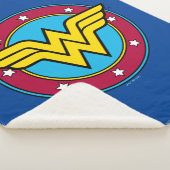 Wonder Woman | Cirkel en sterren  Logo Sherpa Deken (3/4)