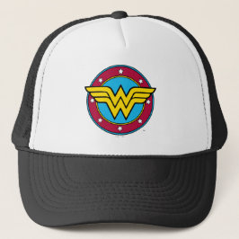 Wonder Woman | Cirkel en sterren Logo Trucker Pet