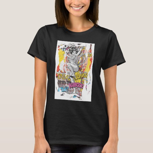 Wonder Woman Collage 1 T-shirt (Voorkant)