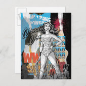 Wonder Woman Collage 2 Briefkaart (Voorkant / Achterkant)
