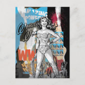 Wonder Woman Collage 2 Briefkaart (Voorkant)