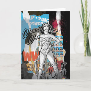 Wonder Woman Collage 2 Kaart