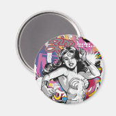 Wonder Woman Collage 3 Magneet (Voorkant / Achterkant)