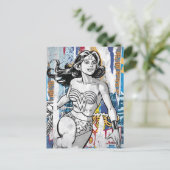 Wonder Woman Collage 4 Briefkaart (Staand voorkant)