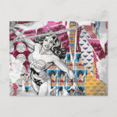 Wonder Woman Collage 5 Briefkaart (Voorkant)