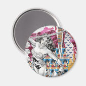 Wonder Woman Collage 5 Magneet (Voorkant / Achterkant)