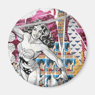Wonder Woman Collage 5 Magneet