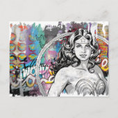 Wonder Woman Collage 6 Briefkaart (Voorkant)