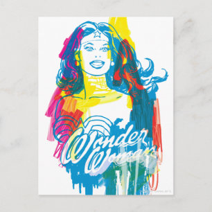 Wonder Woman Colorful 1 Briefkaart