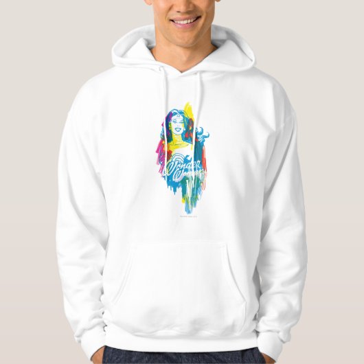 Wonder Woman Colorful 1 Hoodie (Voorkant)