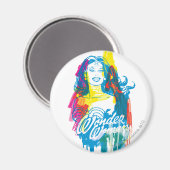 Wonder Woman Colorful 1 Magneet (Voorkant / Achterkant)