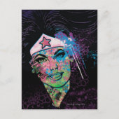 Wonder Woman Colorful Collage Briefkaart (Voorkant)