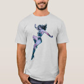 Wonder Woman Colorful Pose T-shirt (Voorkant)