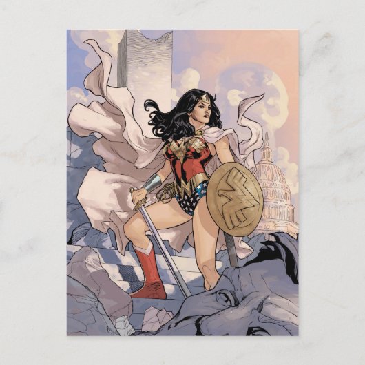 Wonder Woman Comic Hoesje #13 Briefkaart (Voorkant)