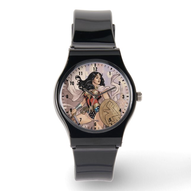 Wonder Woman Comic Hoesje #13 Horloge (Voorkant)