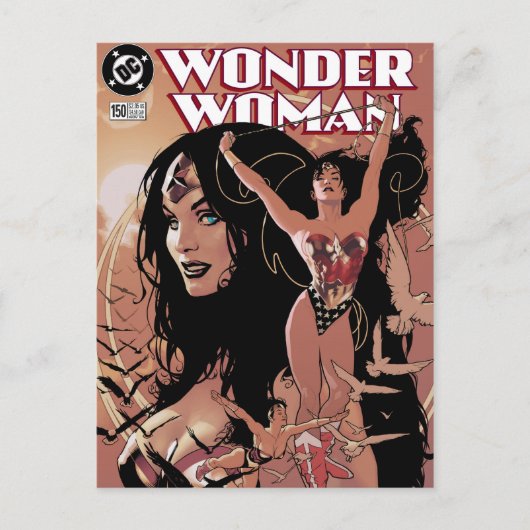 Wonder Woman Comic Hoesje #150: Triumfant Briefkaart (Voorkant)