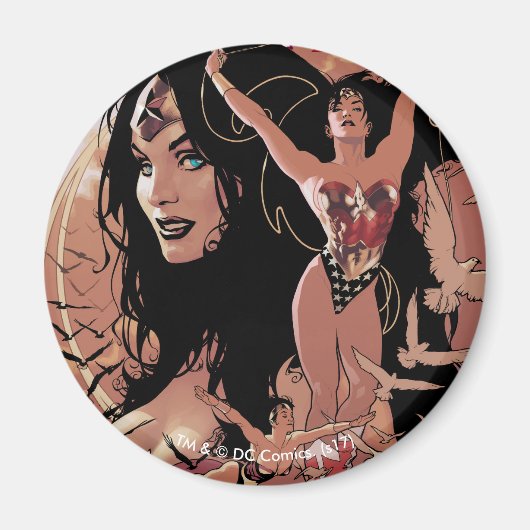 Wonder Woman Comic Hoesje #150: Triumfant Magneet (Voorkant)