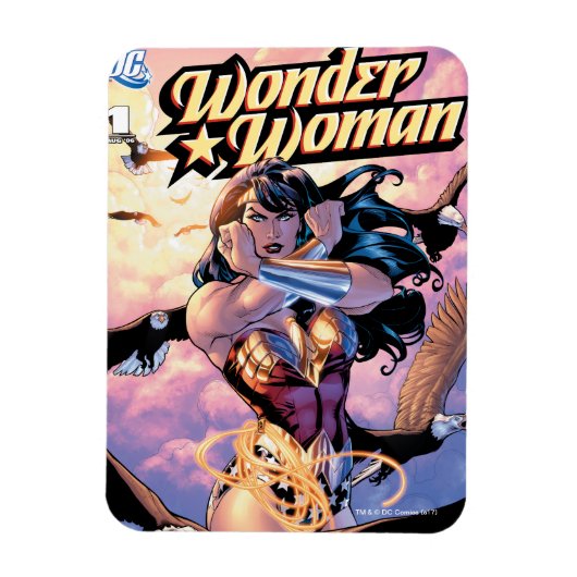 Wonder Woman Comic Hoesje #1 Magneet (Verticaal)