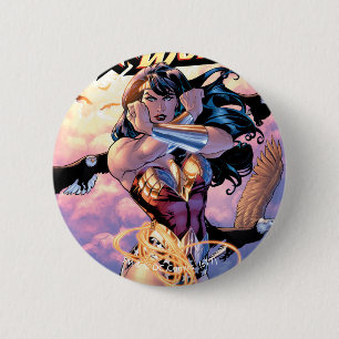 Wonder Woman Comic Hoesje #1 Ronde Button 5,7 Cm