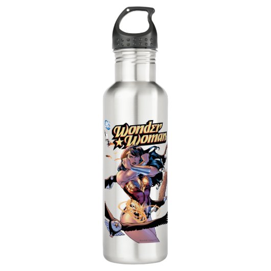 Wonder Woman Comic Hoesje #1 Waterfles (Voorkant)