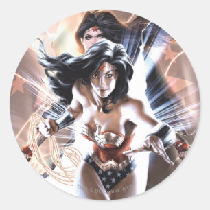 Wonder Woman Comic Hoesje #609 Variant Ronde Sticker