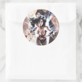 Wonder Woman Comic Hoesje #609 Variant Ronde Sticker (Tas)