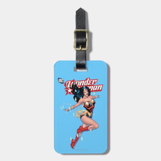Wonder Woman Comic Hoesje Bagagelabel (Voorkant verticaal)
