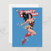 Wonder Woman Comic Hoesje Briefkaart (Voorkant / Achterkant)