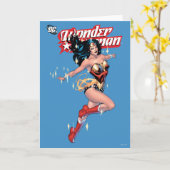 Wonder Woman Comic Hoesje Kaart (Gele Bloem)