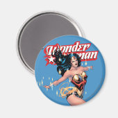 Wonder Woman Comic Hoesje Magneet (Voorkant / Achterkant)