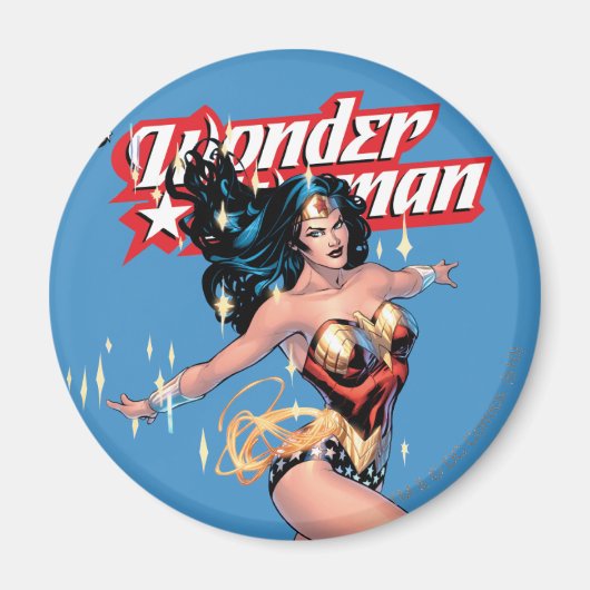 Wonder Woman Comic Hoesje Magneet (Voorkant)