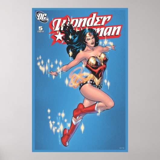 Wonder Woman  Comic Hoesje Poster (Voorkant)