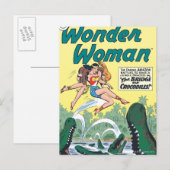 Wonder Woman Crocodiles Briefkaart (Voorkant / Achterkant)