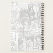Wonder Woman Crossed Arms in Logo Collage Planner (Achterkant)