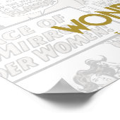 Wonder Woman Crossed Arms in Logo Collage Poster (Hoek)