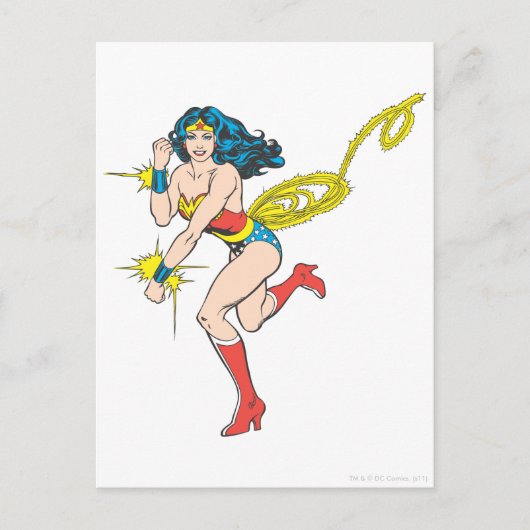 Wonder Woman Cuffs Briefkaart (Voorkant)