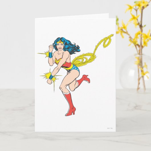 Wonder Woman Cuffs Kaart (Gele Bloem)