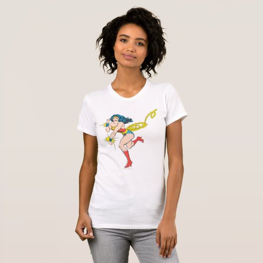 Wonder Woman Cuffs T-shirt (Voorkant volledig)