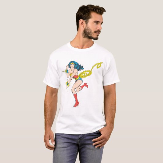 Wonder Woman Cuffs T-shirt (Voorkant volledig)